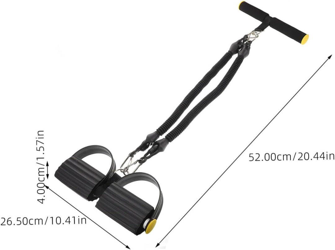 Supvox Pedalzugtrainer Widerstandsband aus Langlebigem Material mit Rutschfestem Fusspedal Krafttrai