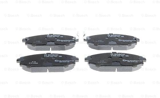 Bosch BP438 Bremsbeläge - Vorderachse - ECE-R90 Zertifizierung - vier Bremsbeläge pro Set