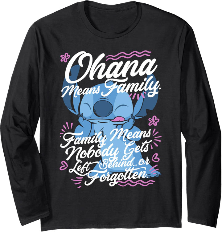 Disney Lilo & Stitch 626 Stitch Day Ohana Means Family Langarmshirt
