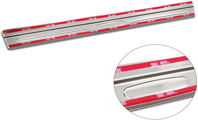 Inox door sill protectors compatible with Volkswagen Taigo 2021- 'Exclusive Edition' - 4-pieces