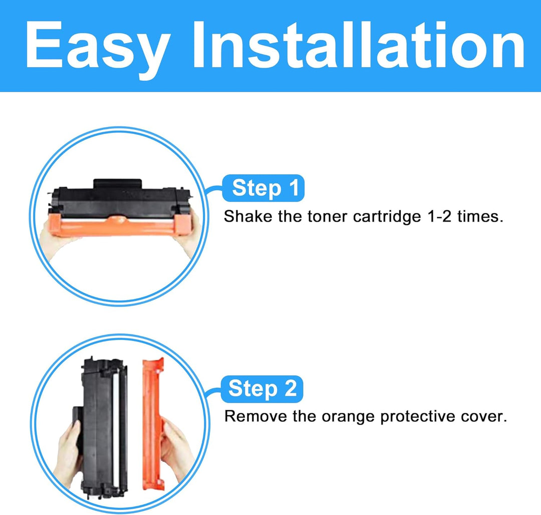 LCL Kompatibel Toner TN2420 TN-2420 TN2410 TN-2410 3000 Seiten DR2400 DR-2400 12000 Seiten (2 Pack 1