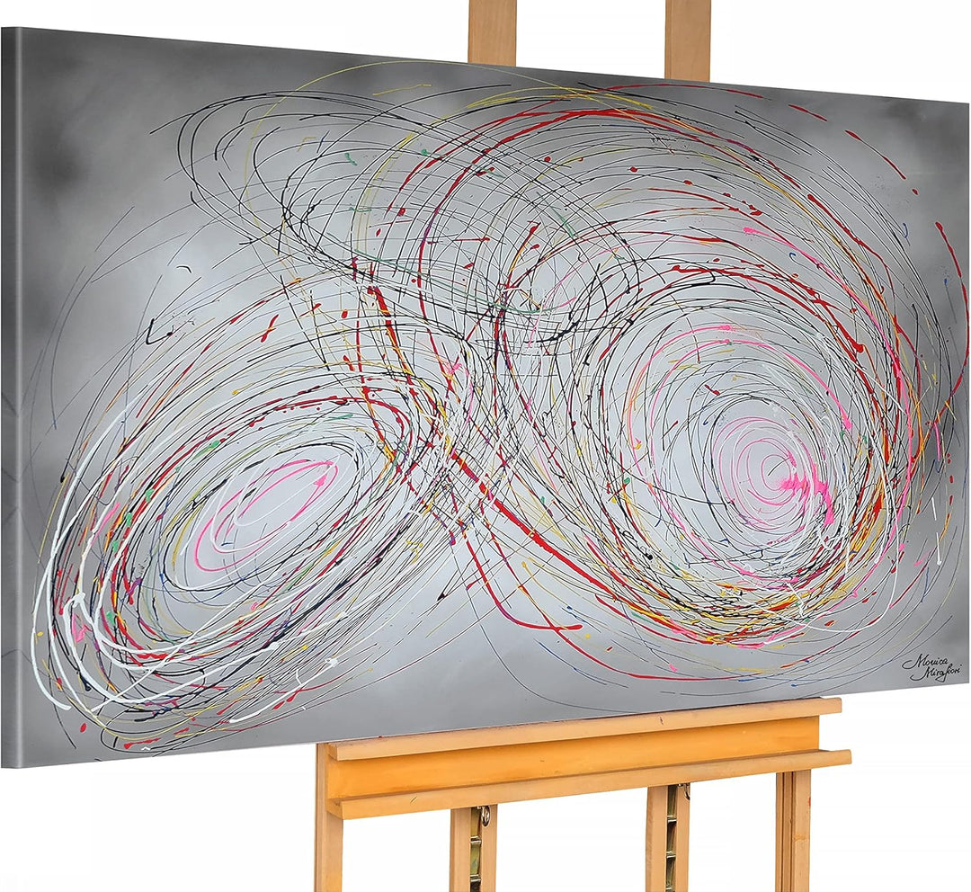Monica Mirafiori I 100% HANDGEMALT I Gemälde Monolith 100x70cm | Gemälde Handgemalt | Acrylgemälde |