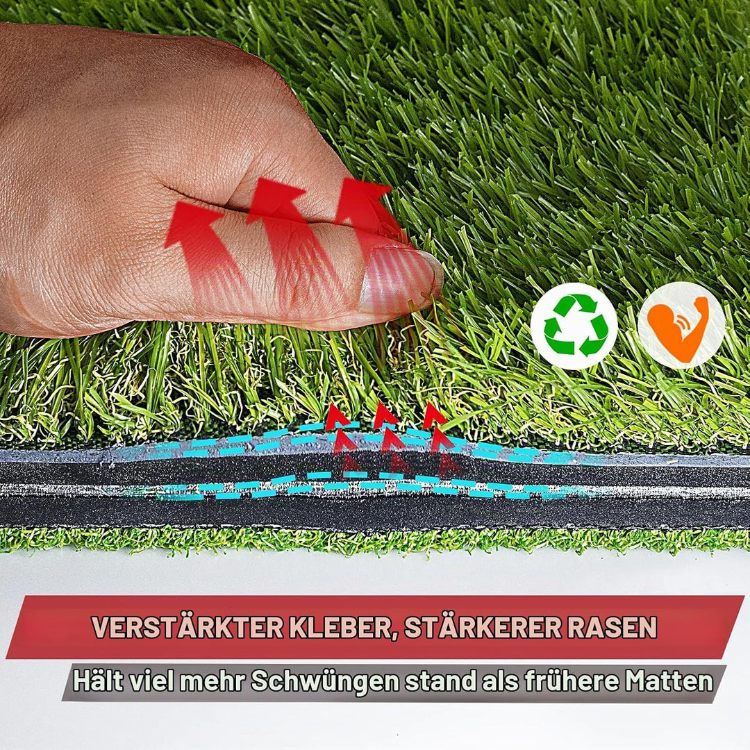 SAPLIZE Grosse Faltbare Golf-Schlagmatte, Enge Lie, Rough und Fairway für Driving, Chipping und Putt