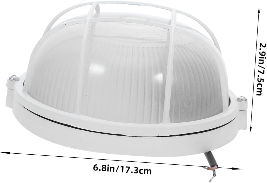 DOITOOL Sauna Beleuchtungslampe Glasleuchte für Dampfbad Sauna Raum Deckenlampe für Keller und Feuch