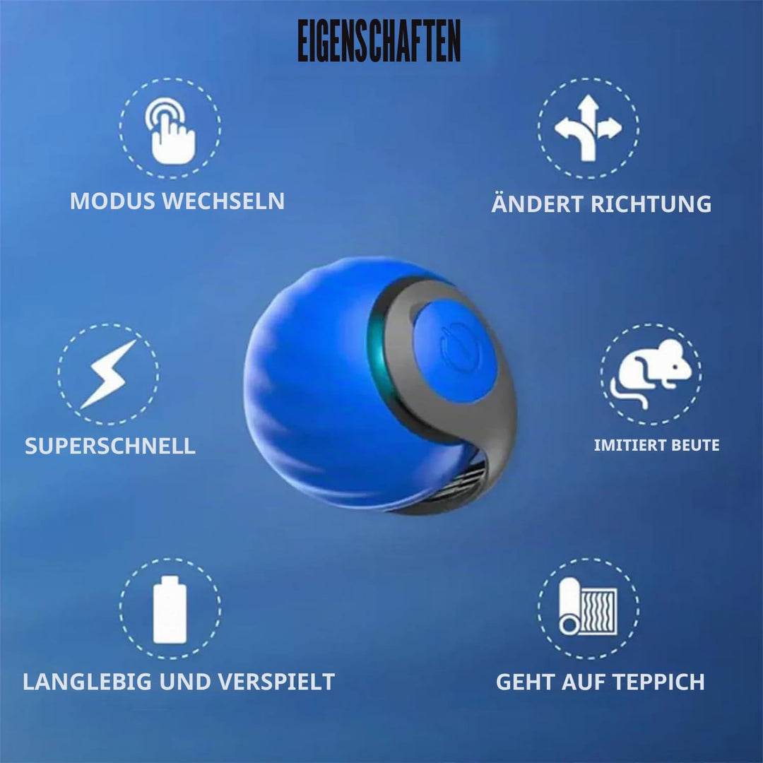 Speedy Tail 2.0, Speedy Tail Katzenspielzeug, interaktiver spielball für Katzen, Automatisches Katze