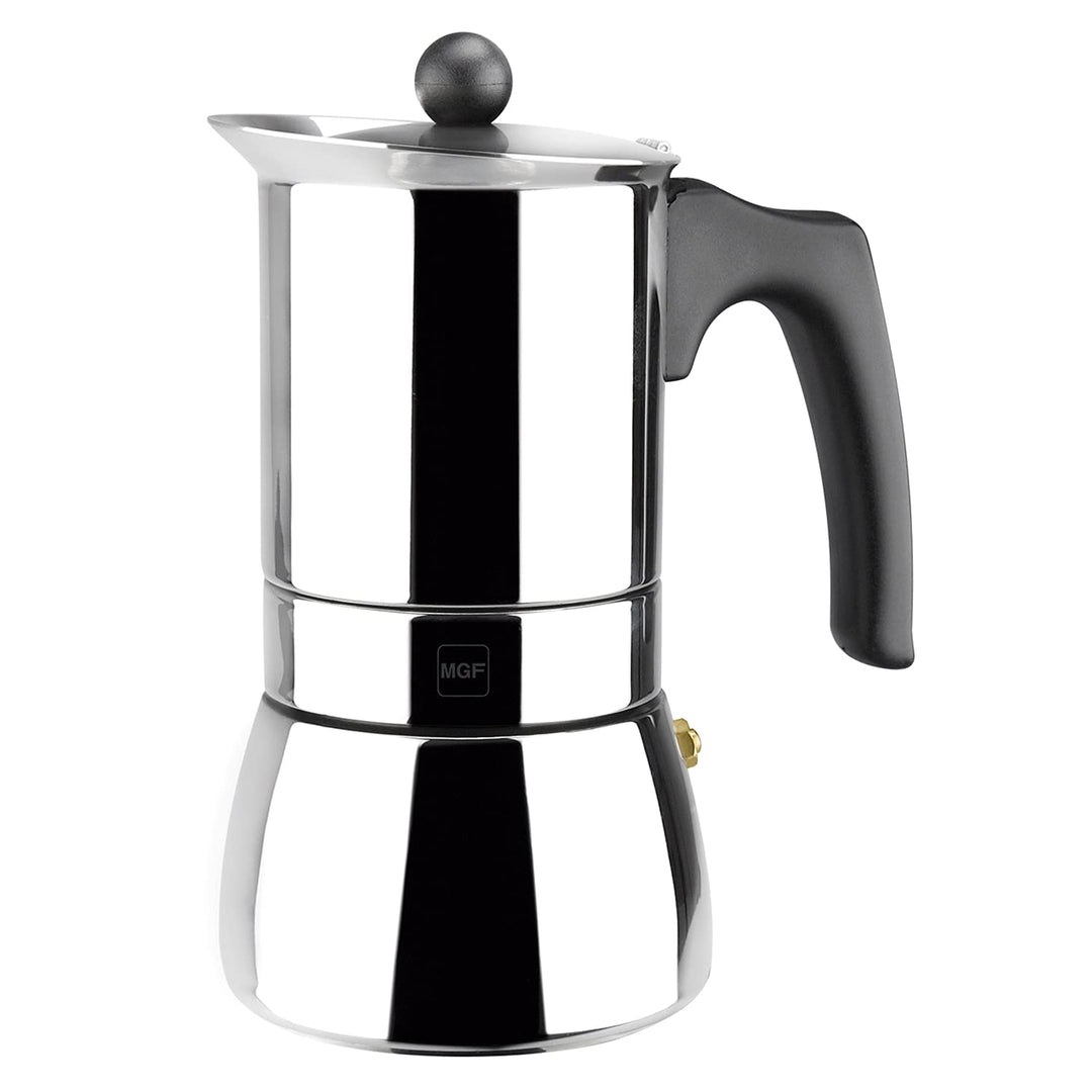 M GENOVA MAGEFESA Kaffeekanne Edelstahl 6 TAZAS Chrom, 6 TAZAS Chrom