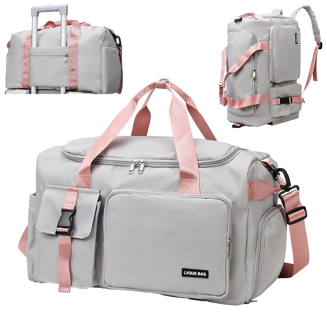 Sporttasche Rucksack 2 in1,Reisetasche Gross,42L Sporttasche für Damen und Herren,Sporttaschen mit S
