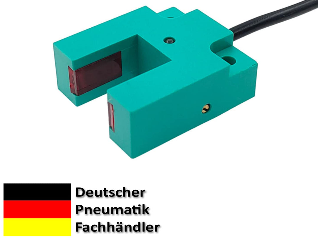 Gabellichtschranke 6 bis 36 Volt NC NPN Erfassungsbereich 15mm U-Lichtschranke Lichtsensor (15mm - N
