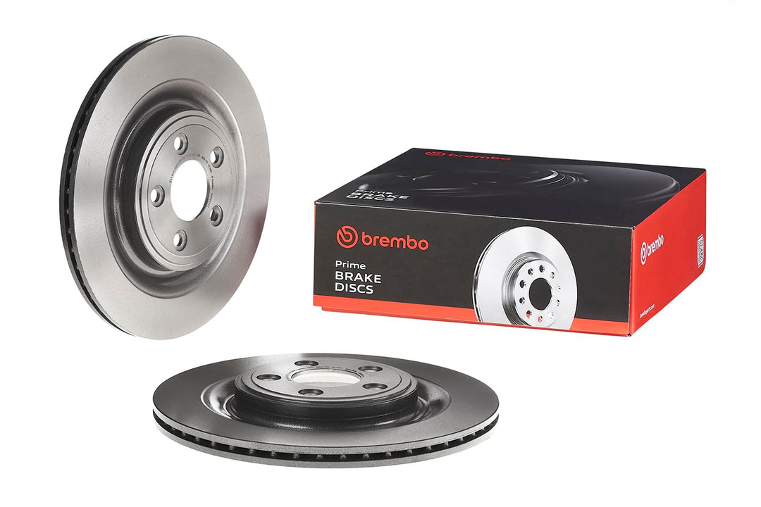 Brembo 09.B312.11 Hintere Bremsscheibe mit UV Lackierung, Anzahl 2