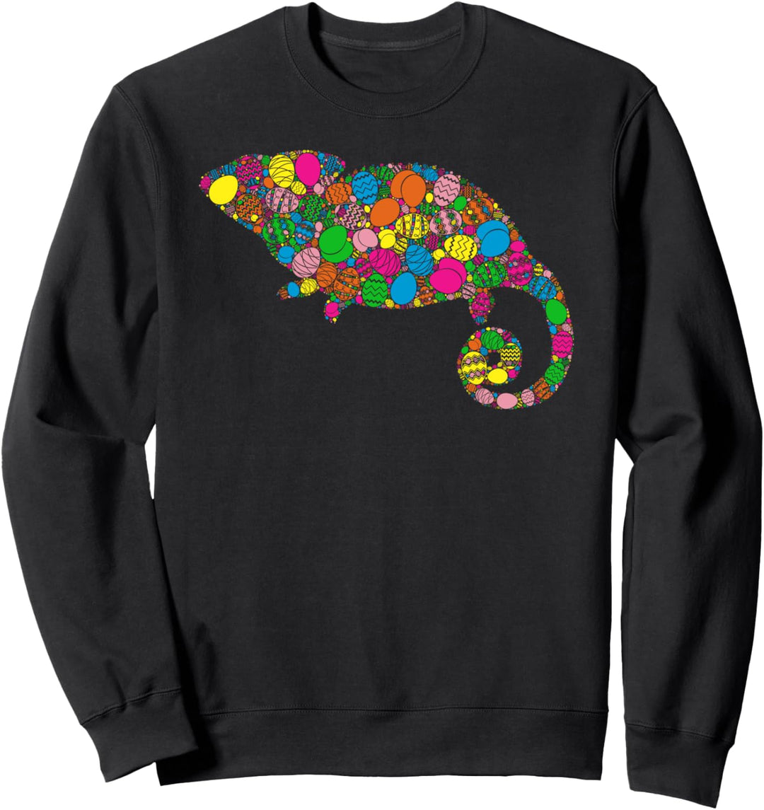 Bunte Ei Chamäleon Frauen Männer Kinder - Ostern Sweatshirt