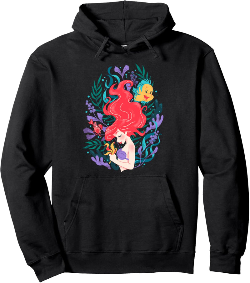 Disney The Little Mermaid Ariel Flounder And Sebastian Pullover Hoodie