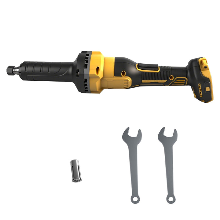 Akku Geradschleifer Kompatibel mit DeWalt 18V Akku, Bürstenloser Geradschleifer 6mm 3mm Bohrfutter P