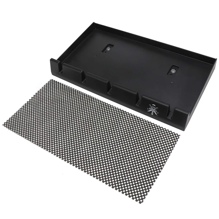 Haarschneider Tablett, Segbeauty Barbier Herren barttrimmer Organisator mit 5 Kerben Anti-Rutsch-Pro