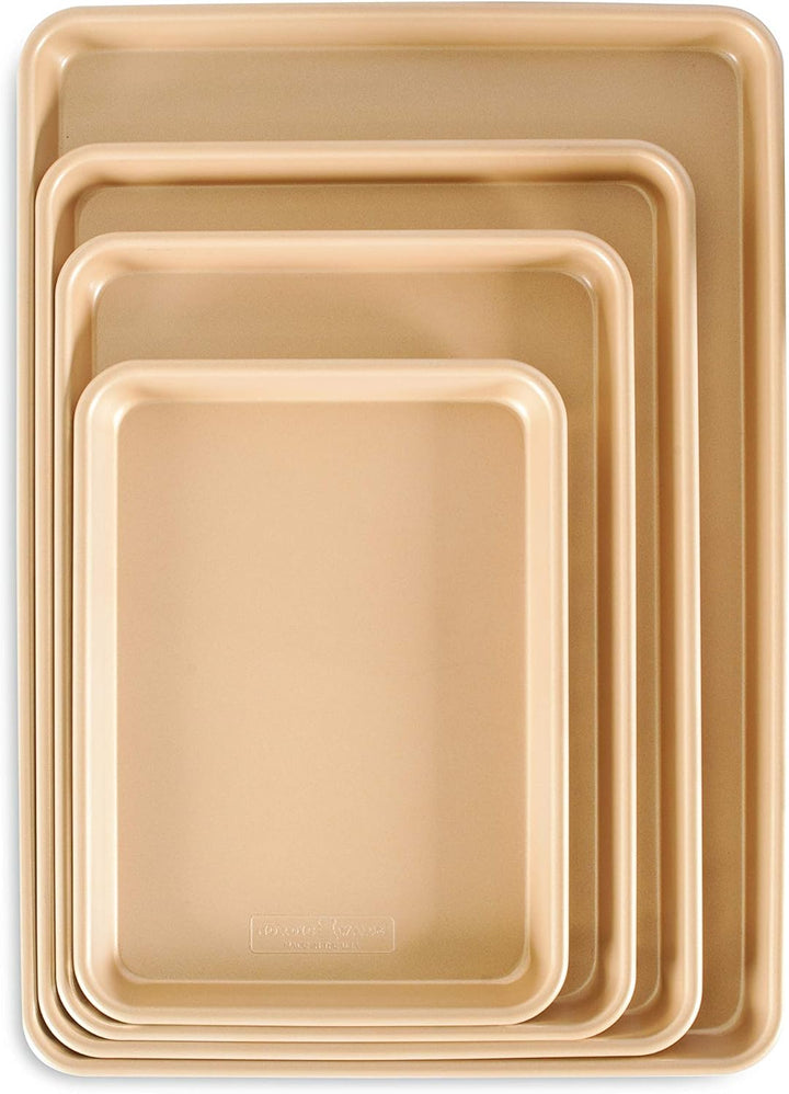 Nordic Ware Naturals Aluminium-Backblech, antihaftbeschichtet, 33 x 45,7 cm Halbes Blatt, Halbes Bla