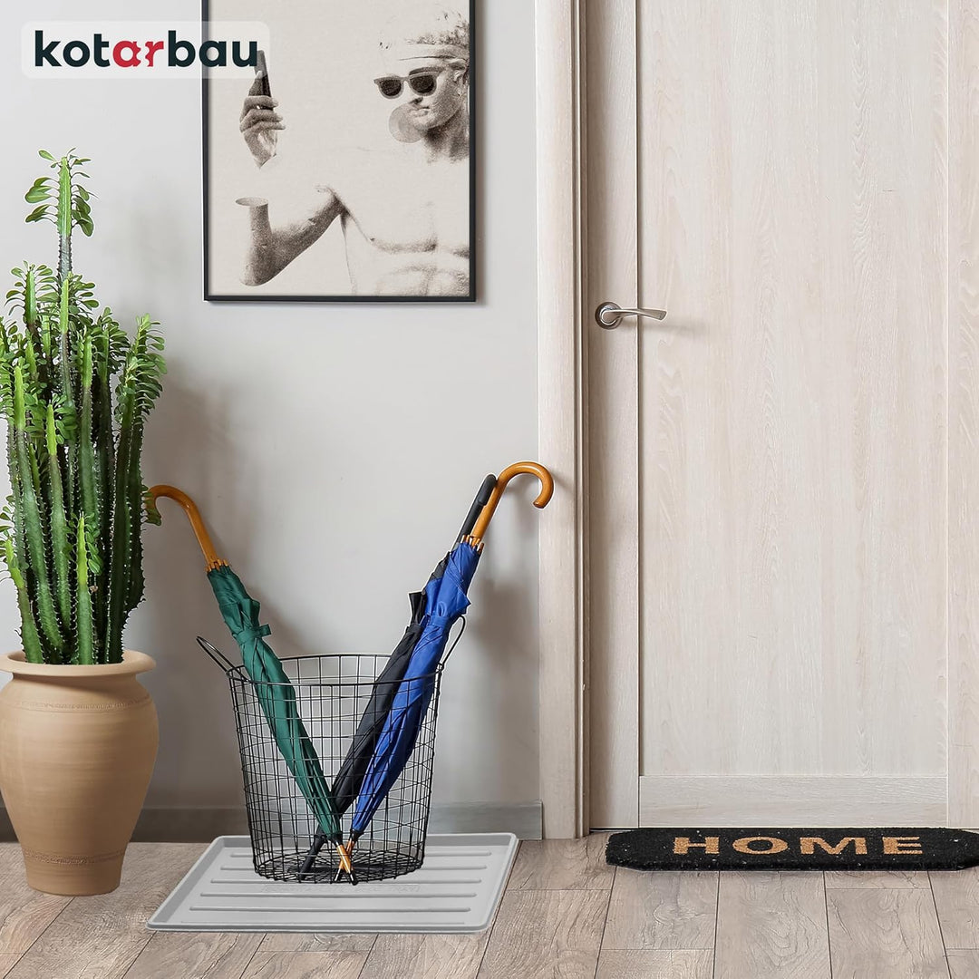 KOTARBAU® 3er Set Schuhabtropfschale - 45 x 30 cm - Abtropfmatte für nasse Schuhe - Schuhablage für