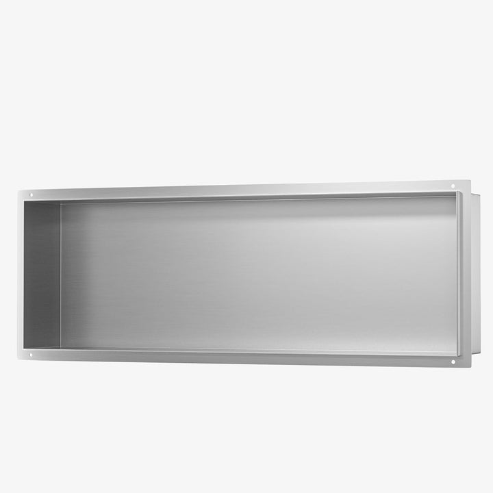 Balneo WALL-BOX NO RIM wandnische dusche Edelstahl 90x30x7 cm Duschnische wasserdicht, flexibler Nis