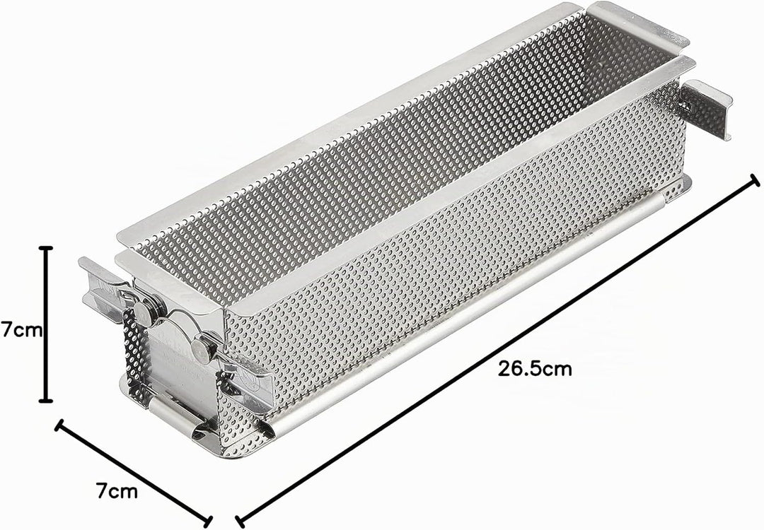 De Buyer 3210.24 Backform, Edelstahl, Grau, 24 x 5 x 6 cm