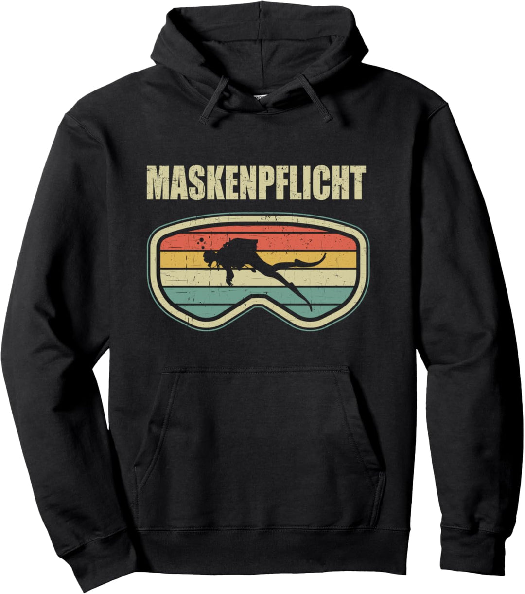 Tauchen Maskenpflicht lustige Taucher dive Geschenkidee Pullover Hoodie