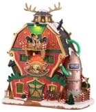 Lemax 15793 Santa's Wonderland Lighted Buildings: Santa's Reindeer Training Academy