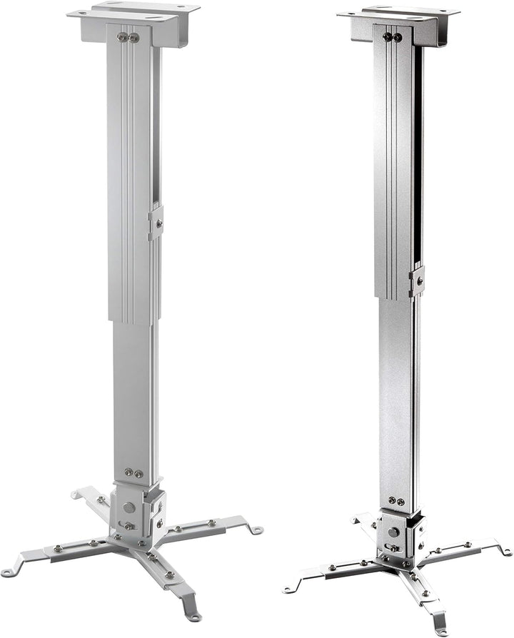 celexon universal Beamer-Decken-Halterung MultiCel4070S Silber | neigbarer, schwenkbarer & höhenvers