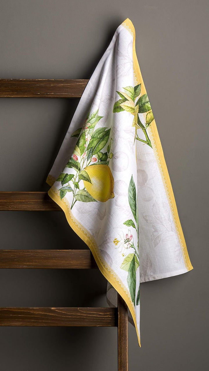 Maison d' Hermine Limoncello 100% Baumwolle Set von 3 Multi-Purpose Küchenhandtuch | Bar Handtücher