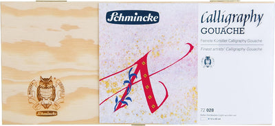 Schmincke - Calligraphy Gouache, 12 x 20 ml-Tuben, 72 028 097, 12 feinste Kalligraphie Farbtöne im H