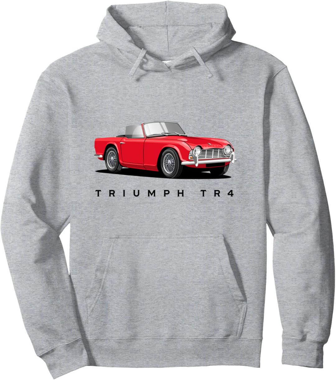 British Classic Sportwagen - Triumph TR4 Pullover Hoodie
