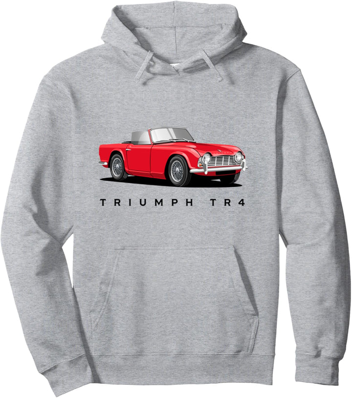 British Classic Sportwagen - Triumph TR4 Pullover Hoodie