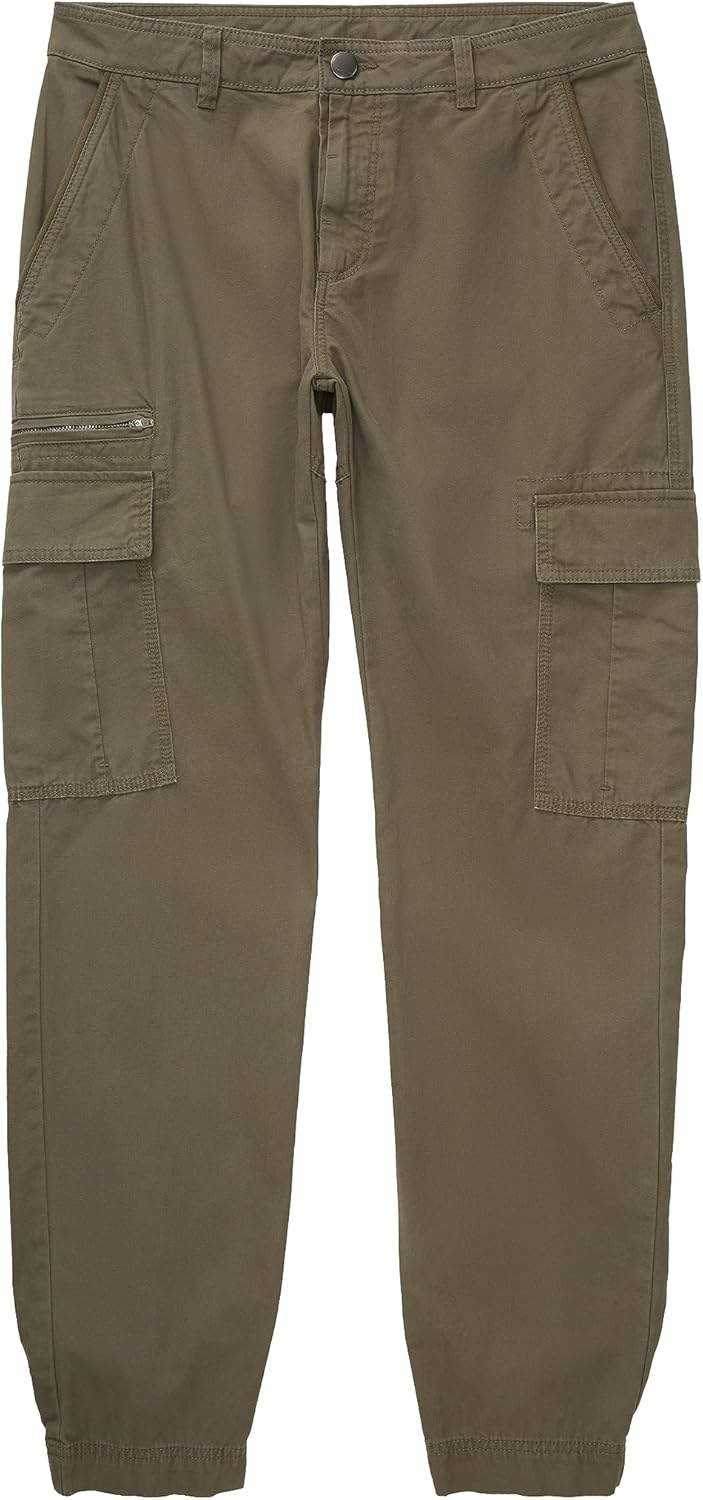 TOM TAILOR Herren Regular Fit Cargo Hose aus Baumwolle XXL 10415 - Dusty Olive Green, XXL 10415 - Du