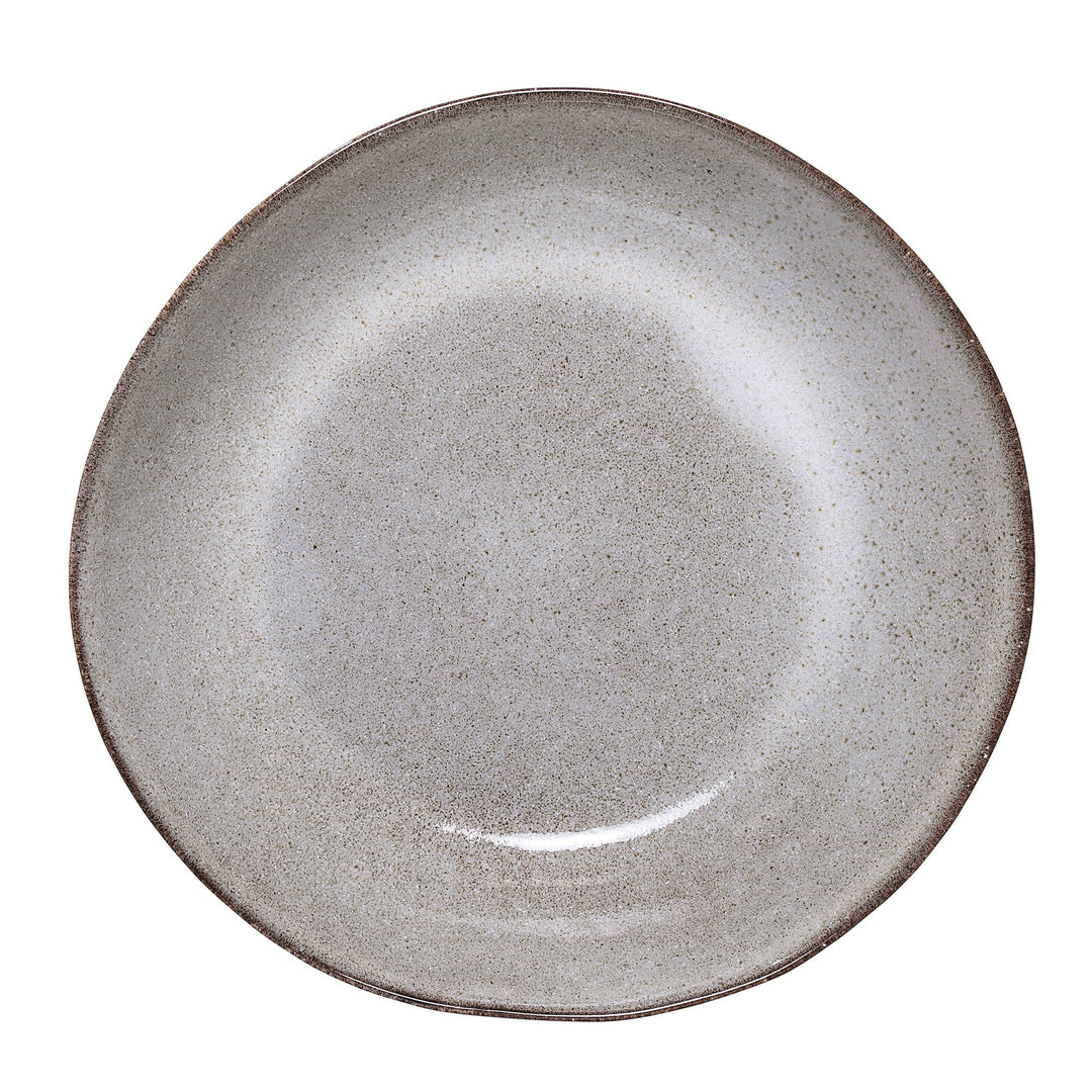 Bloomingville Suppenteller Sandrine, grau, Keramik, 22 cm