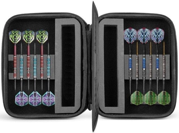 Shot! Mega Tactical Darts Case Schwarz, Schwarz