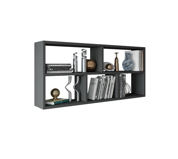 MATKAM TEO Hängeregal in moderner Optik, B113,6 x H50 x T25 cm, Wandregal in verschiedenen Ausführun