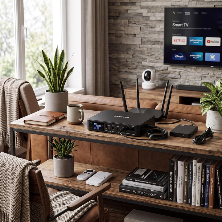 UPS -Stromversorgung 18000 -mAh UPS Battery Backup für Überwachungskameras Router Fingerabdruckscann