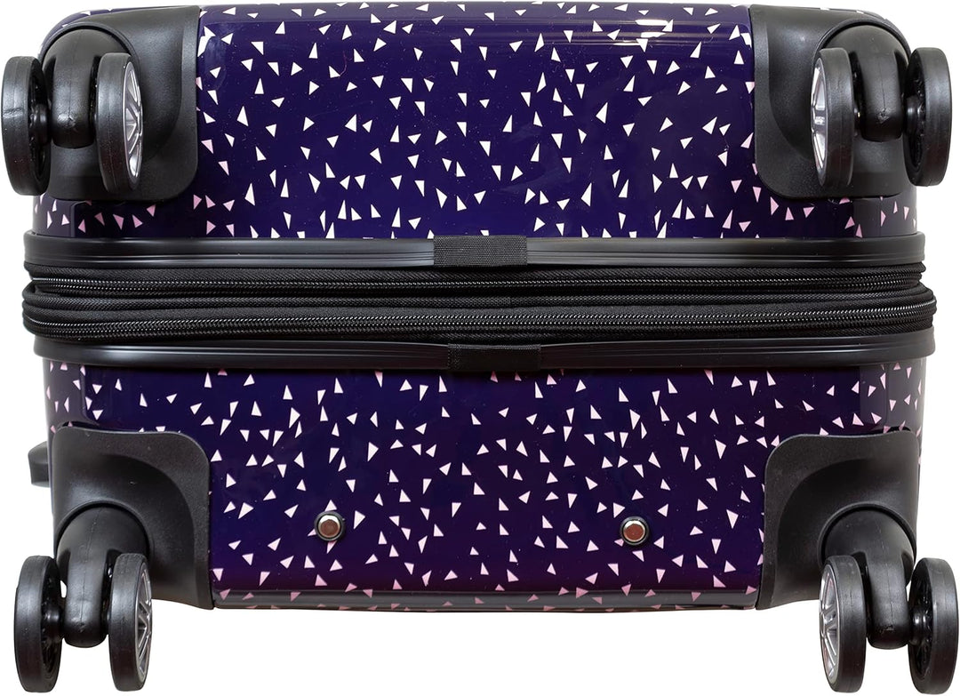 Trendyshop365 bunter praktischer Hartschalen Citykoffer - Flamingo Motiv - 67 Zentimeter 4 Rollen Ti