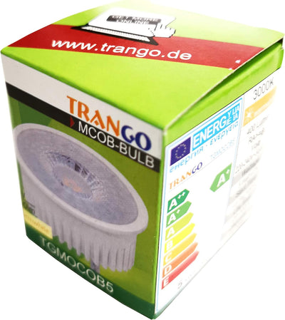 Trango 10er Pack MOCOB*10 Ultra flach LED Module 3000K warmweiss nur 30mm Einbautiefe ersetzt GU10 &