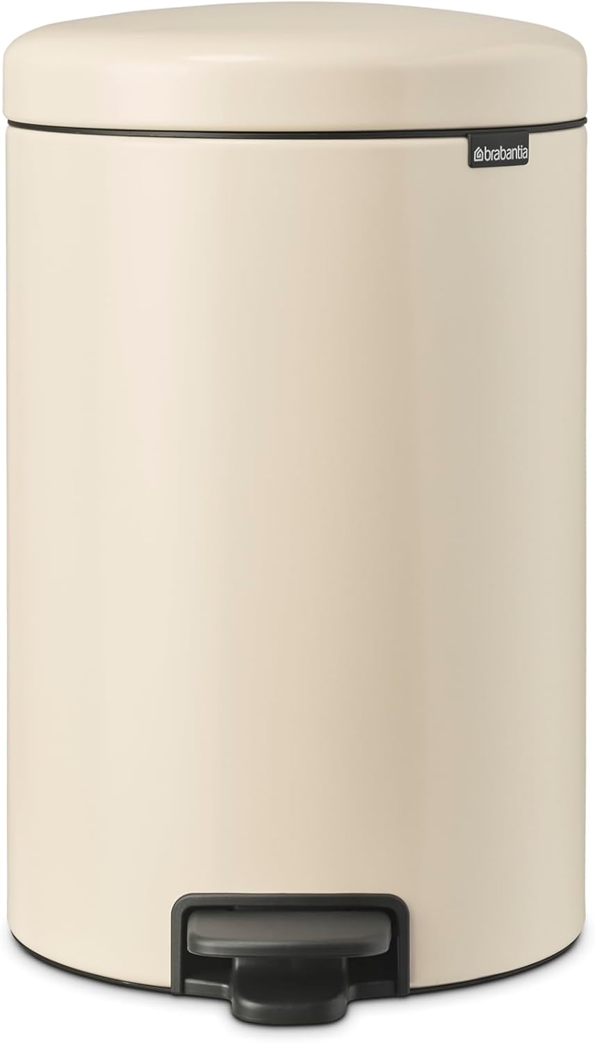 Brabantia - NewIcon Treteimer 20L - Medium Abfalleimer für Küche oder Schlafzimmer - Sanft Schliesse