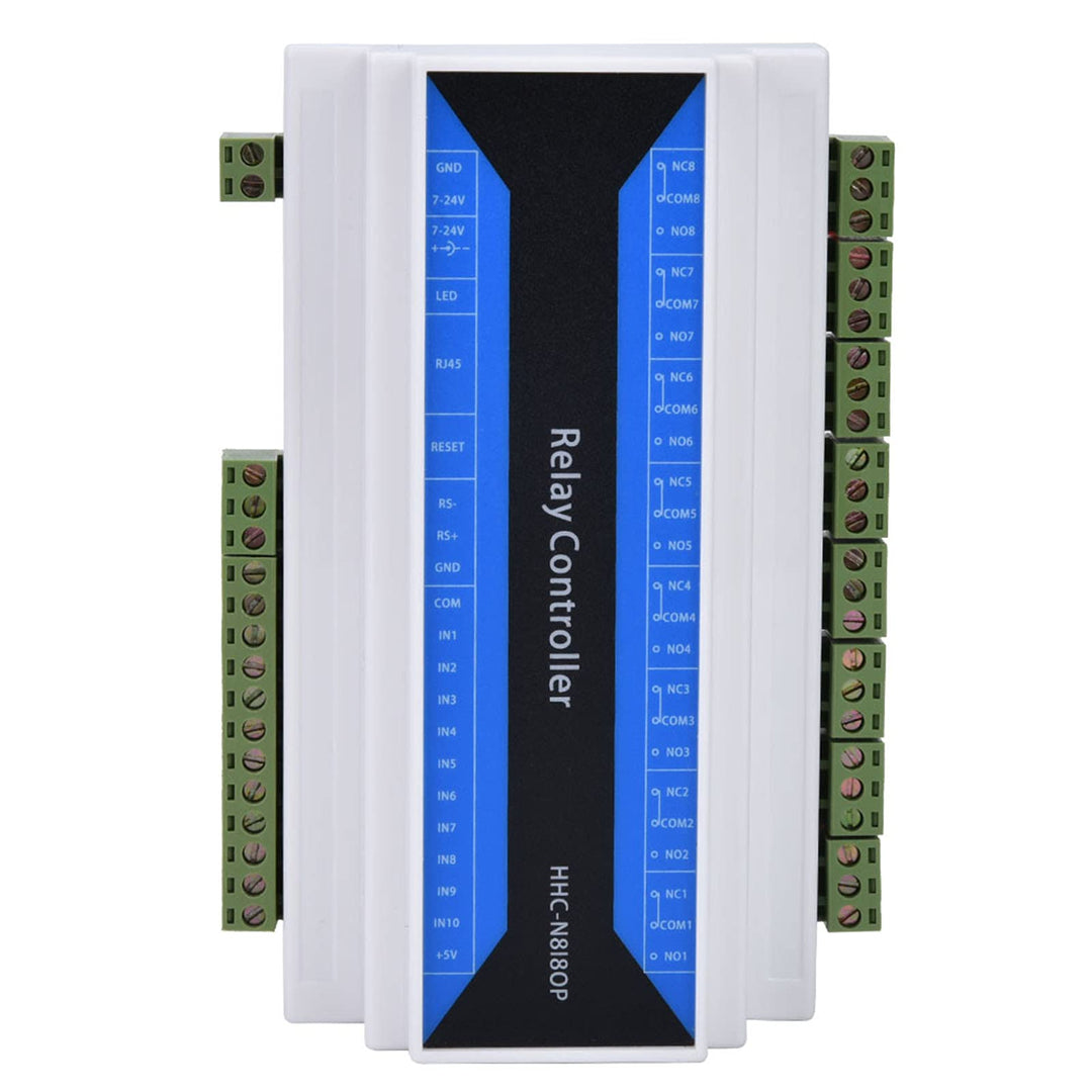 Fafeicy 8 Kanälen Ethernet Relais, Netzwerk Relaismodul, Fernbedienungsrelaisgerät, fünf Arbeitsmodi