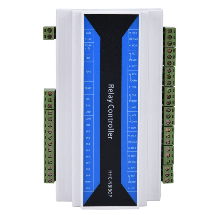 Fafeicy 8 Kanälen Ethernet Relais, Netzwerk Relaismodul, Fernbedienungsrelaisgerät, fünf Arbeitsmodi