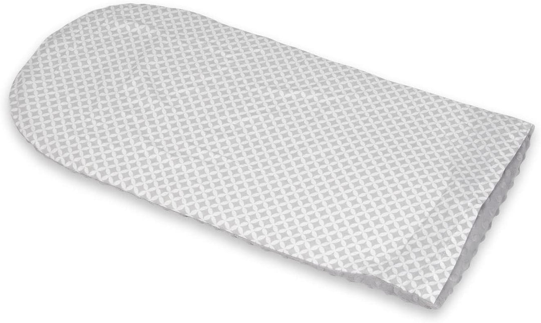 Velinda Kuschelnest Babynest Babynestchen Nestchen Reisebett Wickelauflage Kuschelbett (Muster: grau