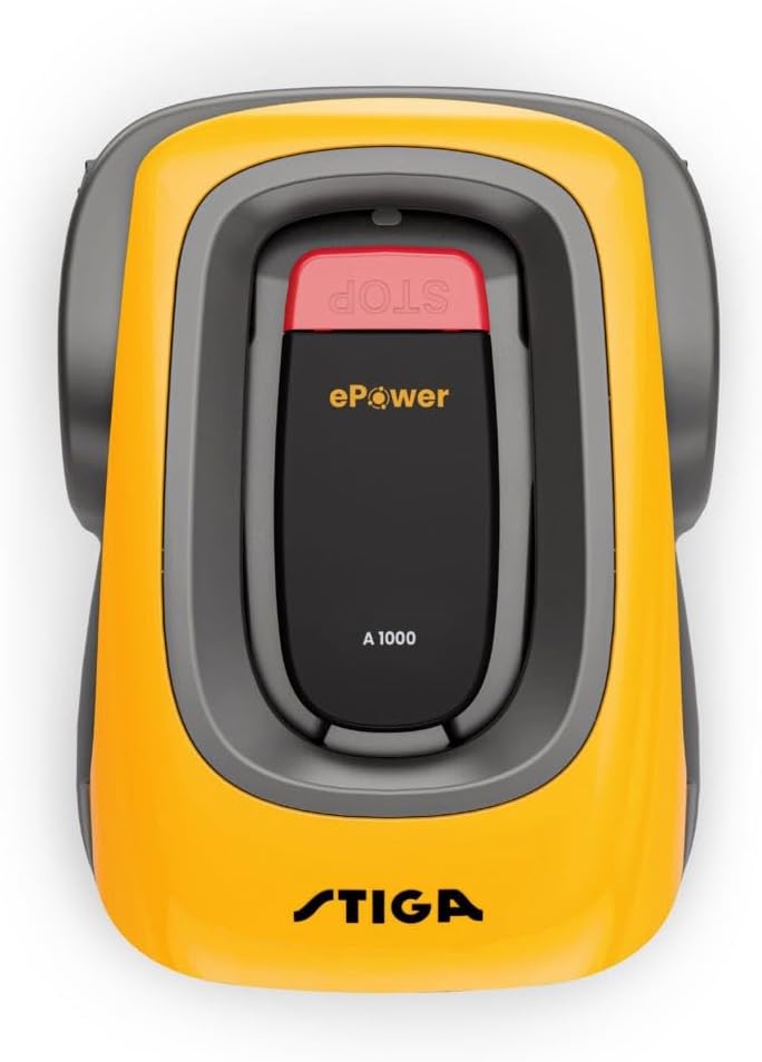 STIGA A1000 Autonomer Rasenmäher Roboter. Mähroboter ohne Begrenzungskabel (max. 1400m2). App-Steuer