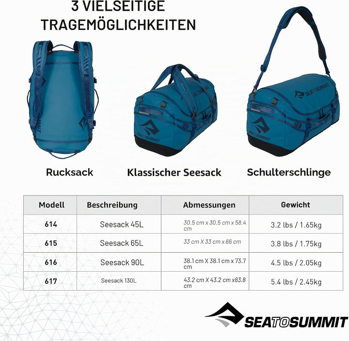 Sea to Summit Seesack Anthrazit 45 L US, Anthrazit 45 L US