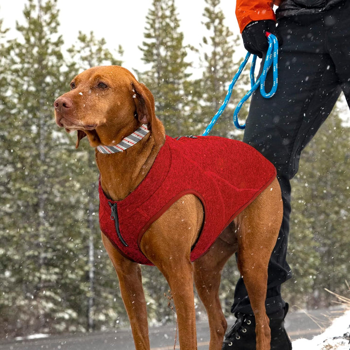 Kurgo K9 Core Hundepullover | Pullover für Hunde | Hunde-Fleece-Weste | Strickfleece-Futter | leicht