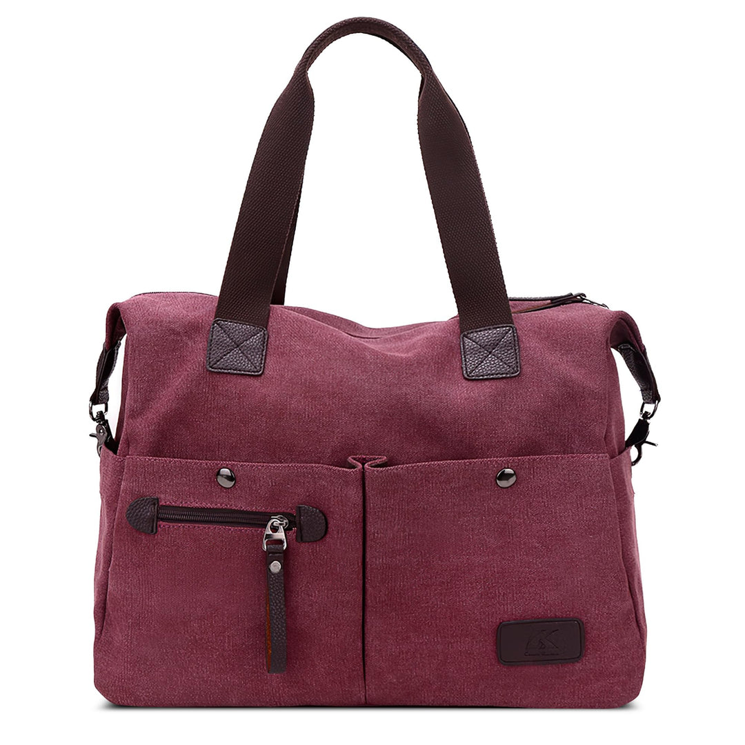 DIRRONA Mode Damen Canvas Handtasche Canvas Schultertasche Beiläufig Hobo Tasche Schule Einkaufen Tr