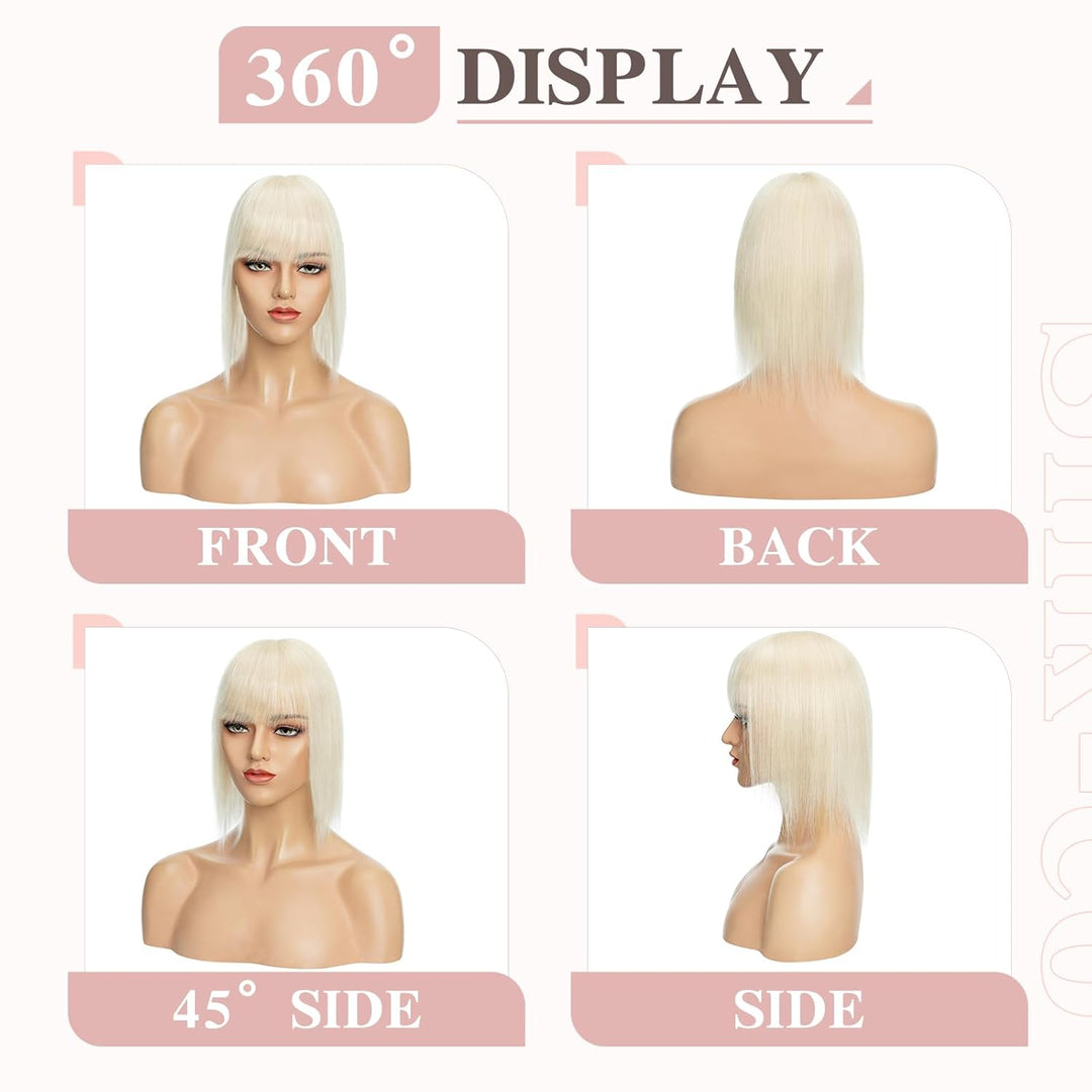 Silk-co Clip in Extension Echthaar Topeer Echthaar Haarteile Echthaar Toupet Haarverlängerung mit Fr