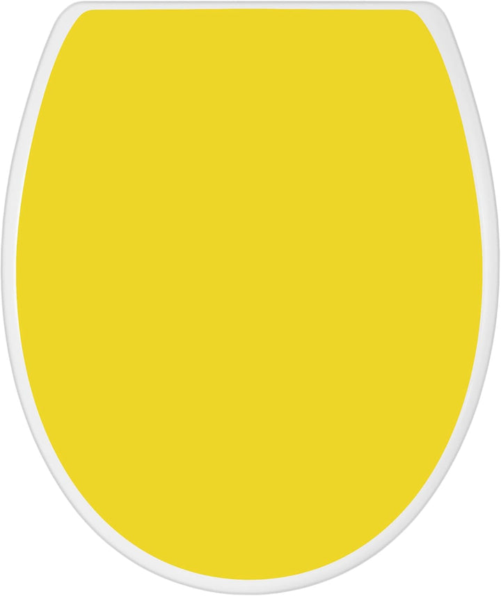 banjado Toilettendeckel mit Absenkautomatik 44,5x37cm - Soft Close Toilettensitz - WC Sitz mit Absen