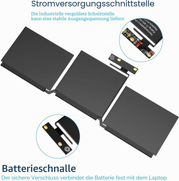 A1708 A1713 Akku Ersatzakku für Mac Book Pro 13 Zoll A1708 (Ende 2016, Mitte 2017, Mitte 2019) A2159