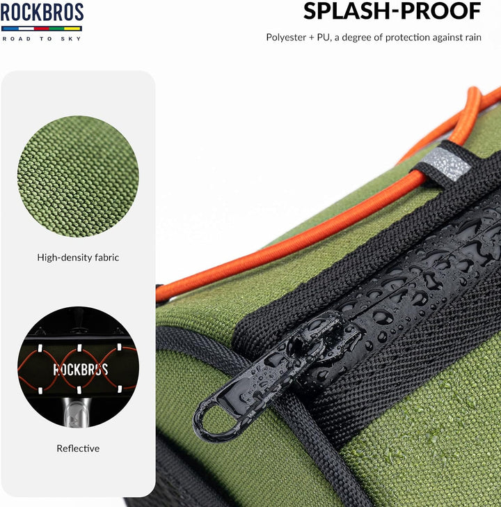 ROCKBROS Road-to-Sky Fahrrad Lenkertasche Fahrradtasche Lenker Vordertasche 1,5L Wasserabweisend Ref
