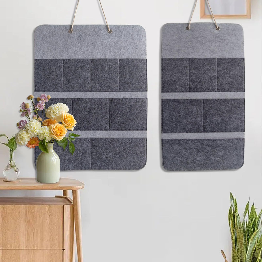2 St. Hängeorganizer Bad Filz Tasche Tür Hängeaufbewahrung Wand Organizer Hängend Camping Aufbewahru