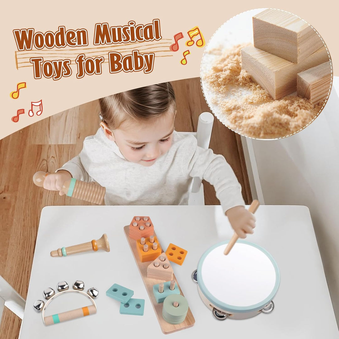 Musikinstrumente für Kinder Holz Montessori Instrumente Musikinstrumente Baby Percussion-Instrumente