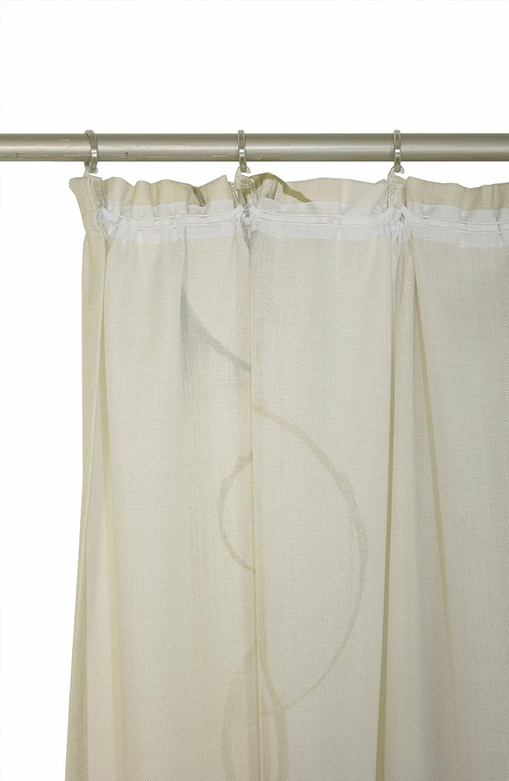 Wirth Fertigschal mit Kräuselband, Polyester, Ocker, 255 x 135 cm 255 x 135 cm Ocker, 255 x 135 cm O